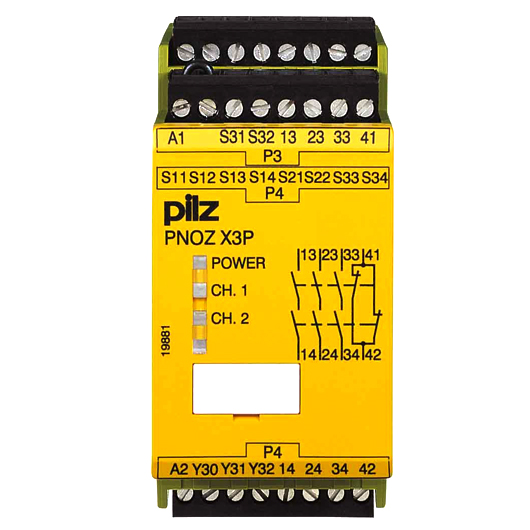 777310 New PILZ PNOZ X3P 24VDC 24VAC 3n/o 1n/c 1so [STOCK-Ship Same Day] [NEW Surplus for Clearance] - 1 piece available